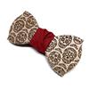 photo Papillon in legno Gigetto 1910 pattern Teschio 2